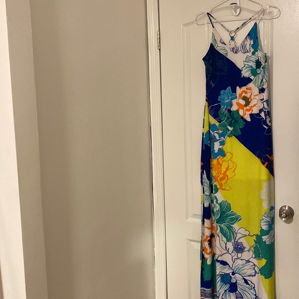 Long floral dress